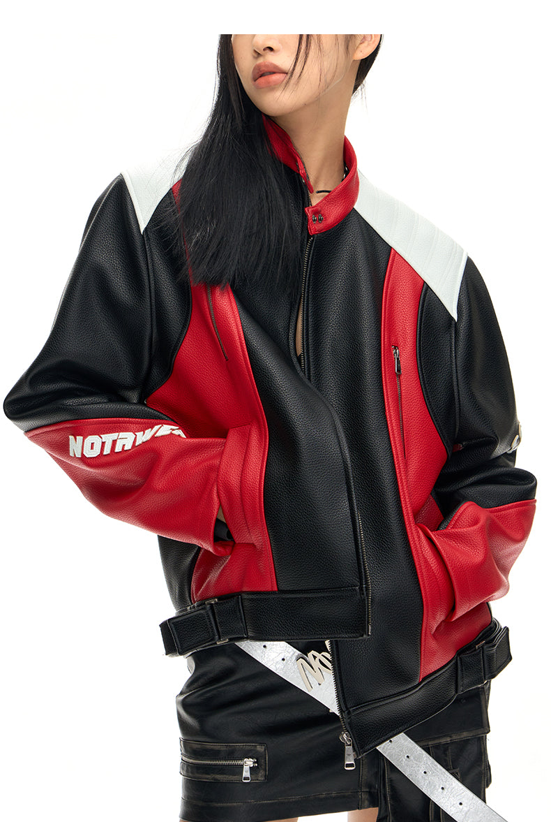Heavy duty leather jacket deals