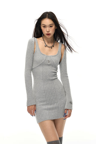 [NAWS] Knitted slim dress