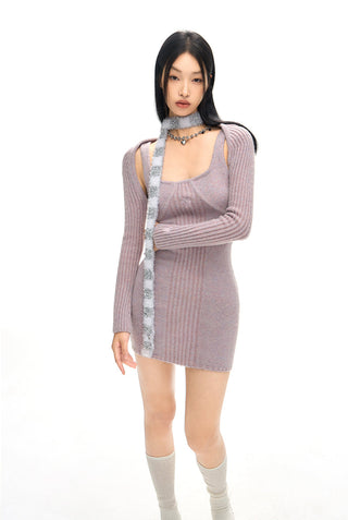 [NAWS] Knitted slim dress