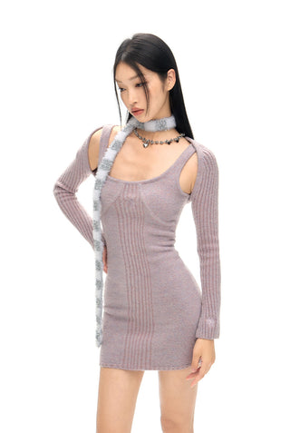 [NAWS] Knitted slim dress