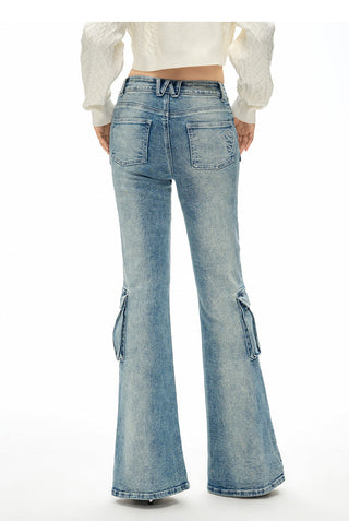 [NAWS] High waist cargo jeans