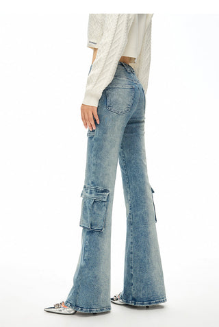 [NAWS] High waist cargo jeans