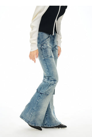 [NAWS] High waist cargo jeans
