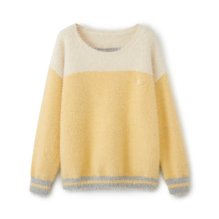 [NAWS] Oversized contrast color sweater