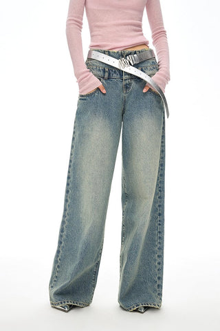 [NAWS] Double Waistband Loose Straight Jeans 2.0