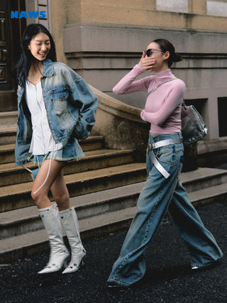 [NAWS] Double Waistband Loose Straight Jeans 2.0