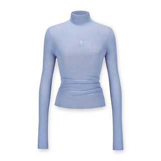 [NAWS] Half-turtleneck slim-fit sweater