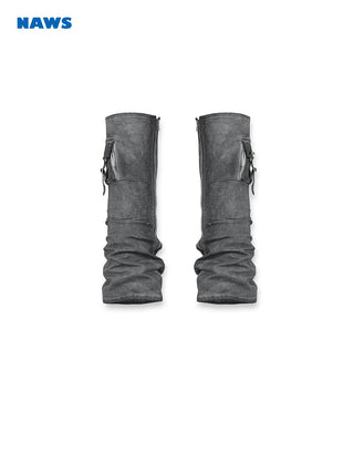 [NAWS] Double zipper dirty wash leg sleeves