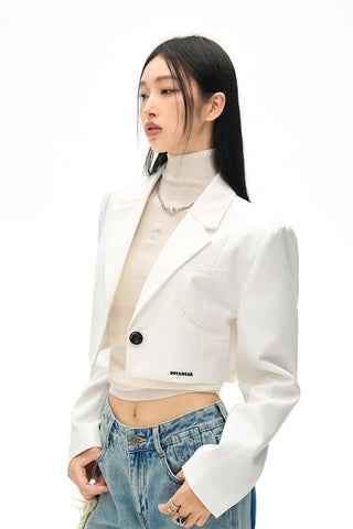 [NAWS] Cropped suit jacket