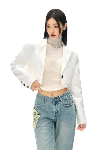 [NAWS] Cropped suit jacket