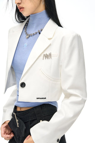 [NAWS] Cropped suit jacket