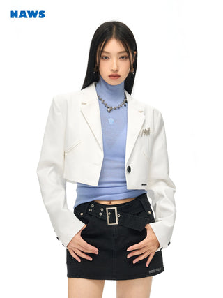 [NAWS] Cropped suit jacket