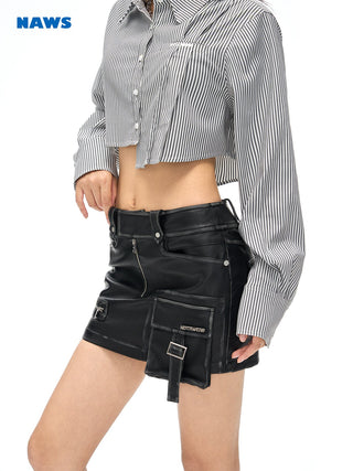 [NAWS] Hand-rubbed leather skirt