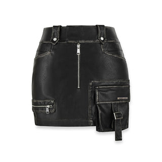 [NAWS] Hand-rubbed leather skirt