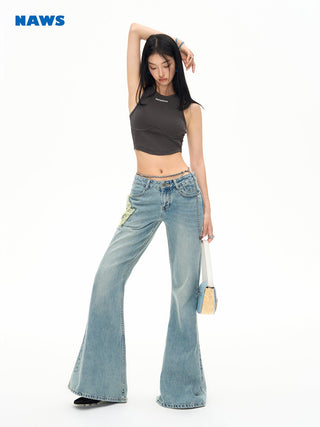 [NAWS] Low-Rise Flared  Jeans