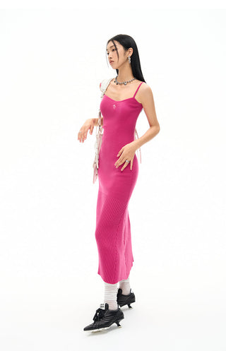 [NAWS] Elastic fishtail wool knitted dress