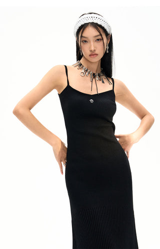 [NAWS] Elastic fishtail wool knitted dress