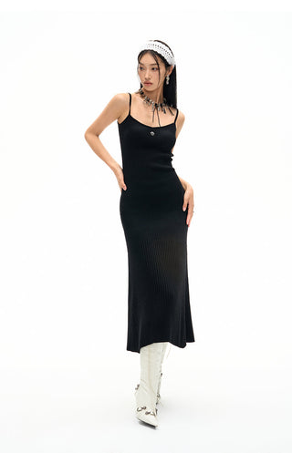 [NAWS] Elastic fishtail wool knitted dress