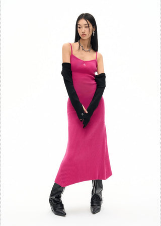 [NAWS] Elastic fishtail wool knitted dress