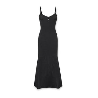 [NAWS] Elastic fishtail wool knitted dress