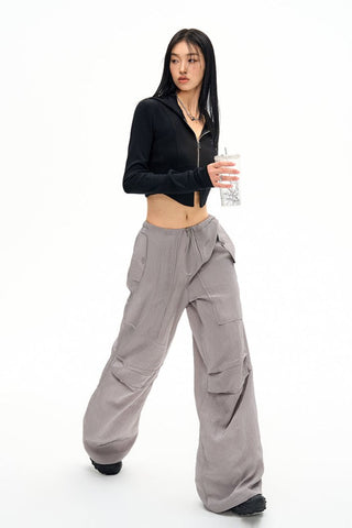 [NAWS] Drawstring  paratrooper pants