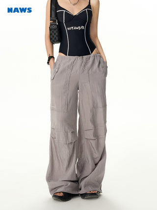 [NAWS] Drawstring  paratrooper pants