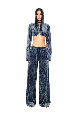 [NAWS] Hooded sweatshirt sweatpants velvet suit