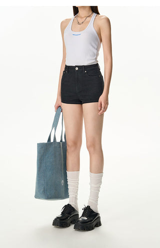 [NAWS] Elastic short-sleeved T-shirt