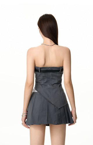 [NAWS] Cotton Waist-tightening Tube Top