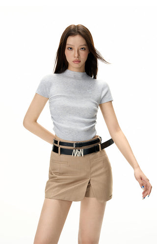 [NAWS] Split detail mini skirt