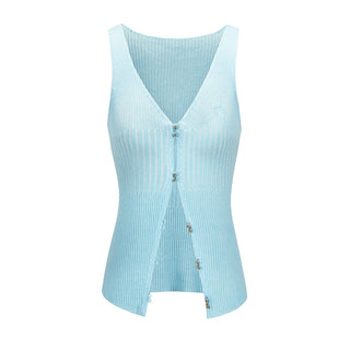 [NAWS] Knitted Wool Cardigan Vest