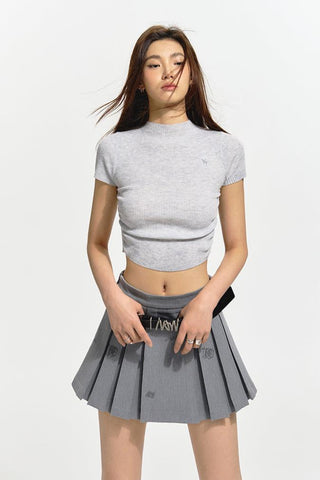 [NAWS] Curved hem slim top