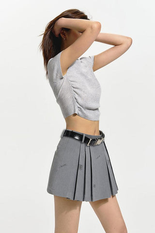 [NAWS] Curved hem slim top