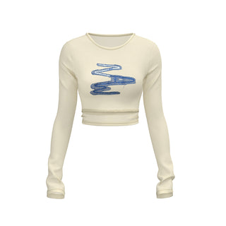 [NAWS] Elastic Waist Long Sleeve T-shirt