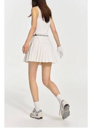[NAWS] Knitted vest skirt suit