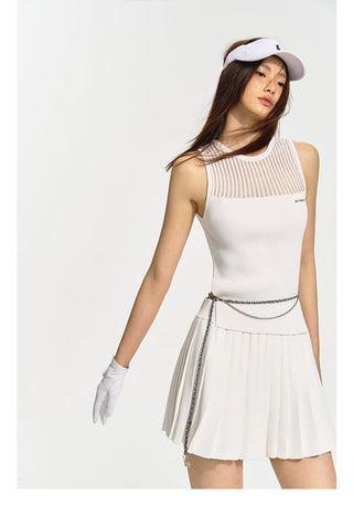 [NAWS] Knitted vest skirt suit