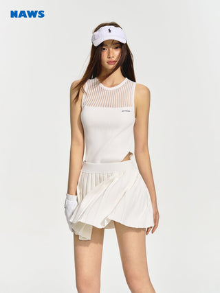 [NAWS] Knitted vest skirt suit