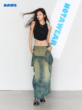 [NAWS] High-weight cotton golf skirt