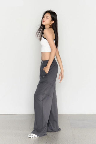 [NAWS] Cotton wide-leg loose pants
