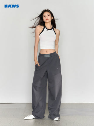 [NAWS] Cotton wide-leg loose pants