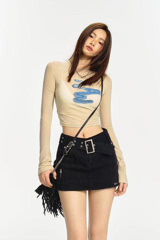 [NAWS] Denim Anti-Exposure Shorts