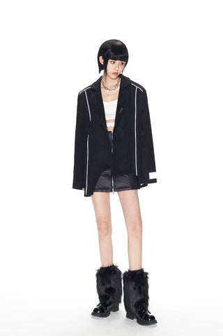 [NAWS] 3M reflective tape wool suit jacket