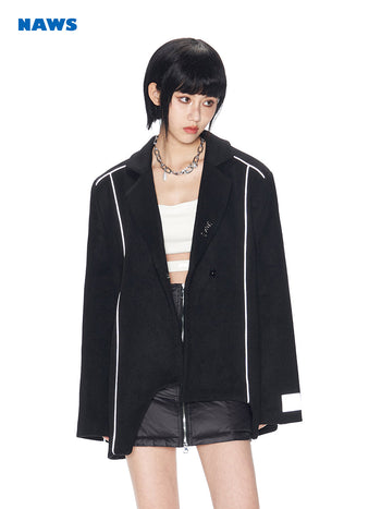 [NAWS] 3M reflective tape wool suit jacket
