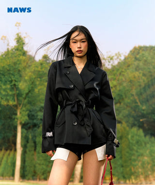 [NAWS] Double-breasted trench coat