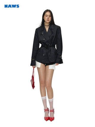 [NAWS] Double-breasted trench coat