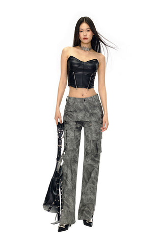 [NAWS] Removable Two-Wear Tie-Dye Pants