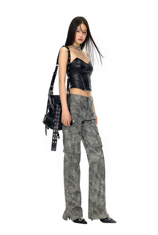 [NAWS] Adjustable Zipper Leather Vest