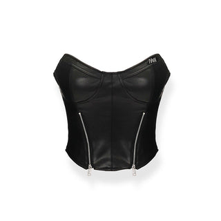 [NAWS] Adjustable Zipper Leather Vest