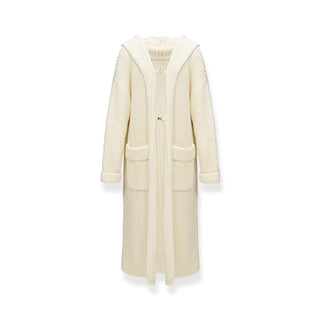 [NAWS] Long hooded oversized sweater jacket