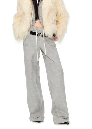 [NAWS] Cotton elastic waist sweatpants
